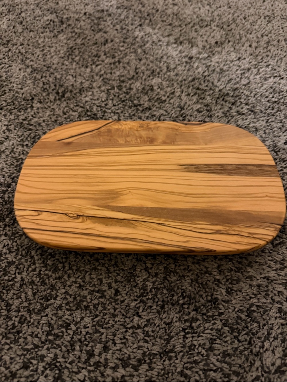 Handcrafted Olive Wood Serving Board - Natural Wood